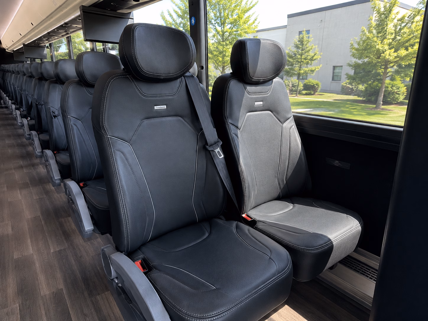 hemet charter bus services interior